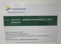 Letovice - vodovod a kanalizace v ul. Halasova