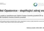 Velké Opatovice - doplňující zdroj vody