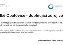 Velké Opatovice - doplňující zdroj vody